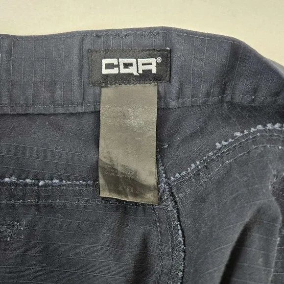 CQR Mens Tactical Cargo Pants Navy Blue Multi-Pocket Ripstop Work Pants 42-44x30 - Picture 3 of 6